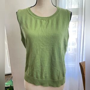 Green vest sweater